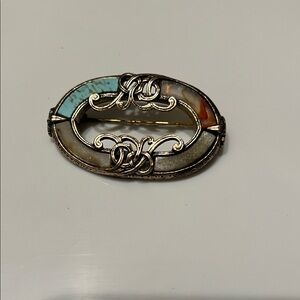 Elegant Multicolor Brooch